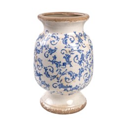 Wazon Romimex Niebieski Biały Porcelana 18 x 27 x 18 cm