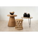 Wazon Romimex Czarny Naturalny Ceramika Rattan 15 x 17 x 15 cm