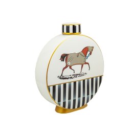 Szkatułka Romimex Wielokolorowy Porcelana Koń 28 x 33 x 9 cm