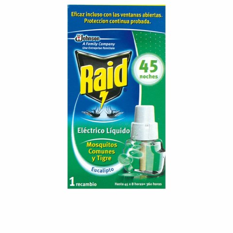 Wkładka Zapasowa Przeciw Komarom Raid Proteccion Antimosquitos Eucalipto Eukaliptus 45 Noc