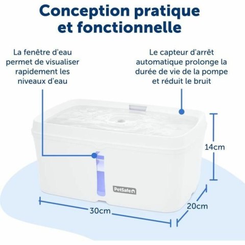 Poidełko dla zwierząt fontanna PetSafe Biały