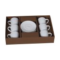 Zestaw 6 filiżanek do kawy Alexandra House Living Porcelana 90 ml