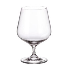 Zestaw kubków Bohemia Crystal Sira 590 ml Koniak 4 Sztuk