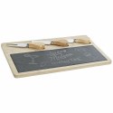 Deska do krojenia DKD Home Decor Czarny Naturalny Bambus Deska Prostokątny 33 x 19 x 2,4 cm