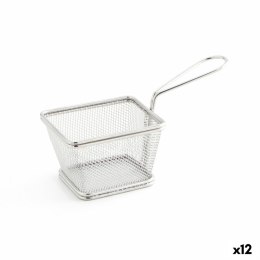 Kosz na Przekąski Quid Select Metal Stal 10 x 9 cm Frytkownica (12 Sztuk)