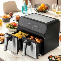 Frytkownica na gorące powietrze InnovaGoods Czarny 3400 W 8 L Stal nierdzewna (Odnowione A)