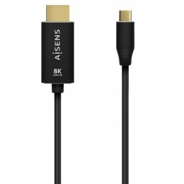 Adapter USB-C na HDMI Aisens A109-0711 Czarny 1 m