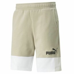 Krótkie Spodenki Sportowe Męskie Puma Essential+ Block Beżowy - XL