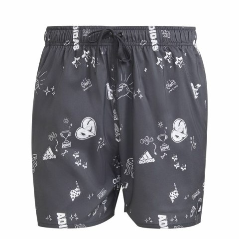 Strój kąpielowy Męski Adidas Clx Sl Ciemny szary - S