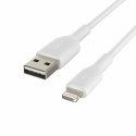 Kabel USB do Lightning Belkin CAA001BT1MWH Biały 1 m