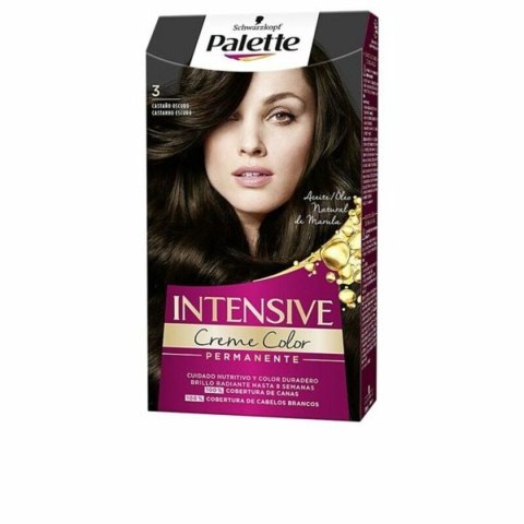 Trwała Koloryzacja Schwarzkopf Palette Intensive Ciemny Szatyn Nº 3-Castano Oscuro (1 Sztuk)