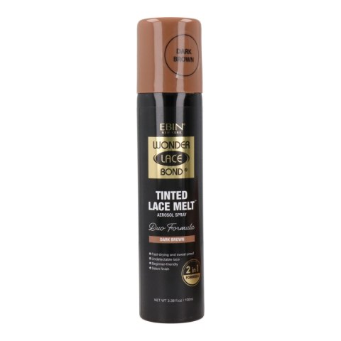 Farba do peruki Ebin New York Tinted Lace Melt Dark Brown 100 ml