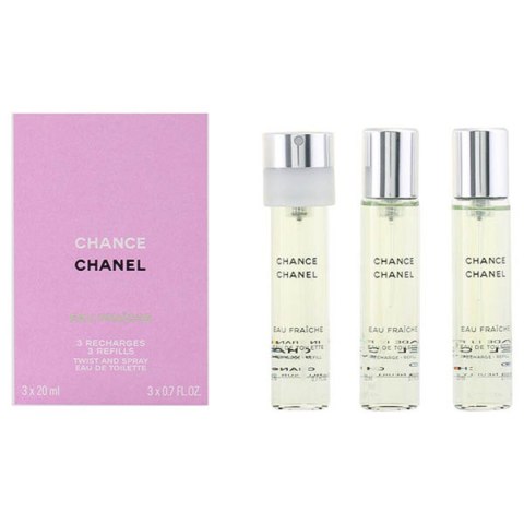 Zestaw Perfum dla Kobiet Chance Eau Fraiche Chanel (3 pcs) Chance Eau Fraiche