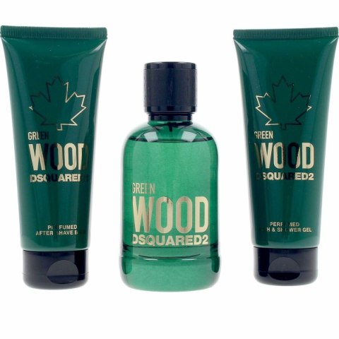 Zestaw Perfum dla Kobiet Dsquared2 GREEN WOOD 3 Części