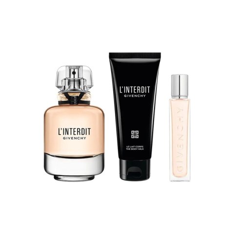 Zestaw Perfum dla Kobiet Givenchy L'interdit 3 Części