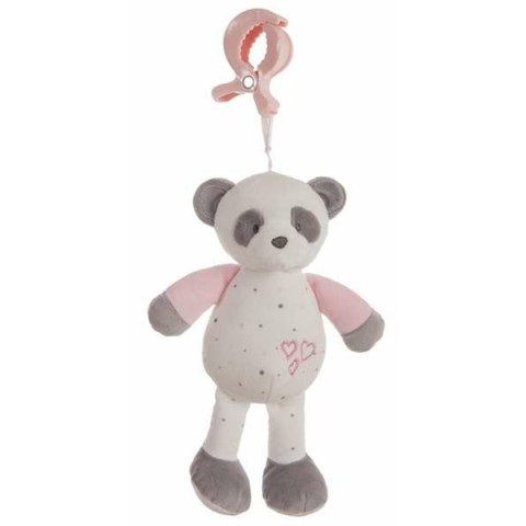 Grzechotka Activity Miś Panda Różowy 25cm