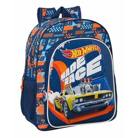 Plecak szkolny Hot Wheels Speed Club Granatowy 32 x 38 x 12 cm