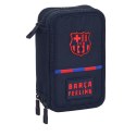 Etui szkolne z akcesoriami F.C. Barcelona 12.5 x 20.5 x 6 cm (41 Części)