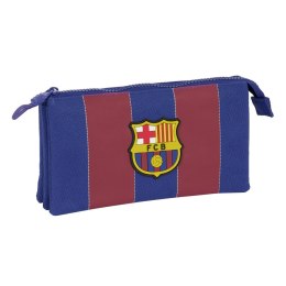 Piórnik Podwójny F.C. Barcelona Czerwony Granatowy 22 x 12 x 3 cm