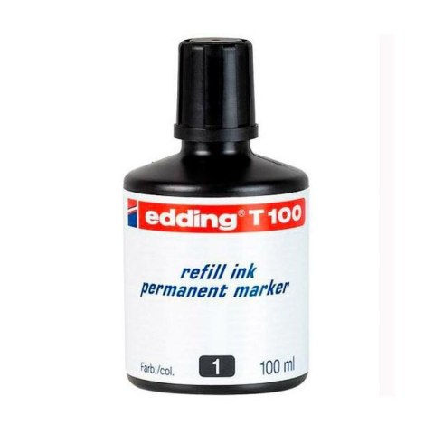 Uzupełniający tusz Edding T100 Stałe 100 ml (10 Sztuk)