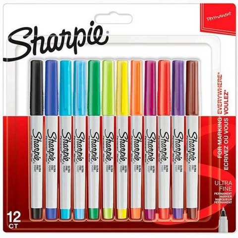 Zestaw markerów Sharpie 2065408 Wielokolorowy 12 Części