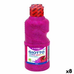 Farba temperowa Giotto Glitter Magenta 250 ml (8 Sztuk)