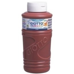 Malowanie palcami Giotto Brązowy 750 ml (6 Sztuk)