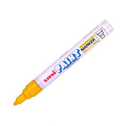 Marker permanentny Uni-Ball PX-20 Żółty 2,8 mm (12 Sztuk)
