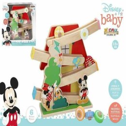 Drewniany Tor z Rampami dla Samochodów Disney Baby Disney (29 cm)