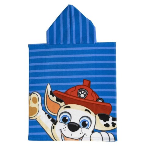 Ręcznik-poncho z kapturem The Paw Patrol Niebieski 50 x 115 cm