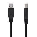 Kabel USB Aisens Czarny 3 m (1 Sztuk)