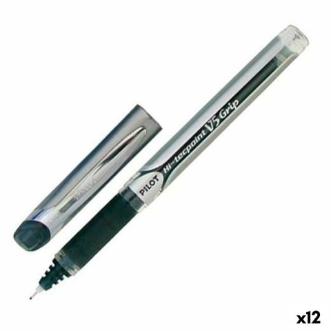 Pióro Roller Pilot V5 Grip Czarny 0,3 mm (12 Sztuk)