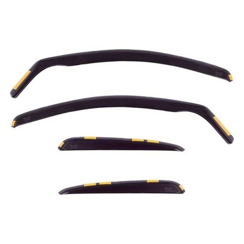 Deflektor wiatru HEKO 25366 4 Części Przedni Tylni