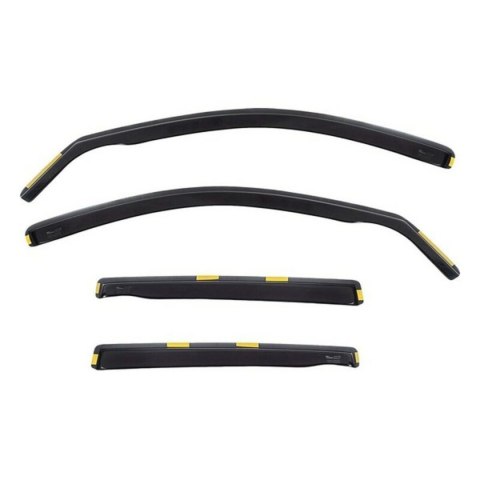 Deflektor wiatru HEKO 28312 4 Części Przedni Tylni