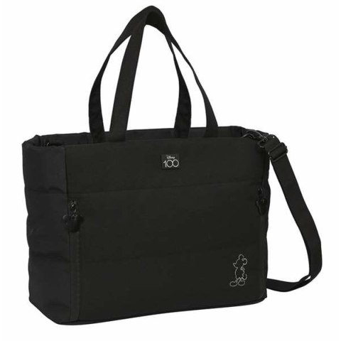 Torba z kieszenią na laptopa Mickey Mouse Disney100 Czarny 54 x 31 x 17 cm