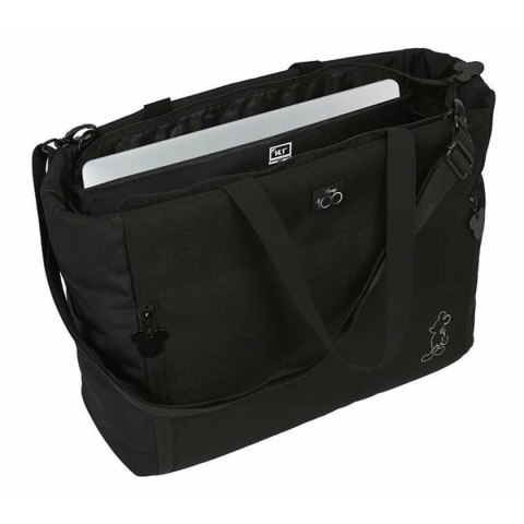 Torba z kieszenią na laptopa Mickey Mouse Disney100 Czarny 54 x 31 x 17 cm