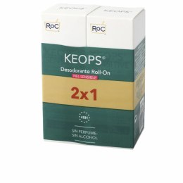 Dezodorant Roll-On Roc Keops 2 x 30 ml Skóra wrażliwa