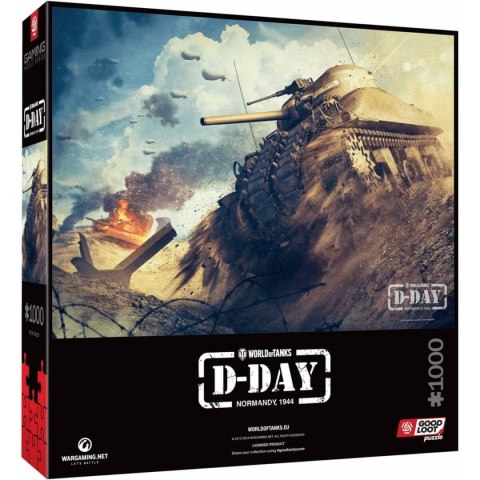 Układanka puzzle Good Loot World of Tanks: D-Day 1000 Części