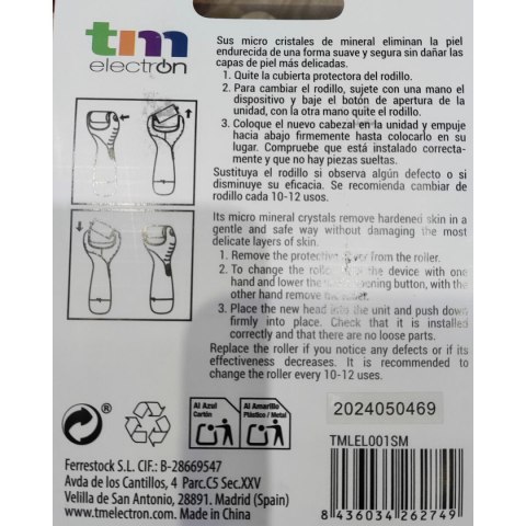 Wymienne końcówki Pilnika Elektrycznego TM Electron Soft Skin