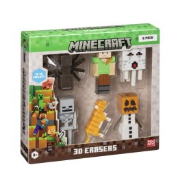 Zestaw gumek do mazania 3D Minecraft MC4060B 6 Części