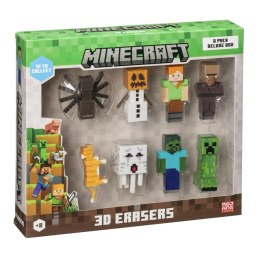 Zestaw gumek do mazania 3D Minecraft MC4070B 8 Części