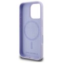Karl Lagerfeld KLHMP16LSCMKCRHU iPhone 16 Pro 6.3" fioletowy/purple hardcase Silicone Karl&Choupette Ring MagSafe