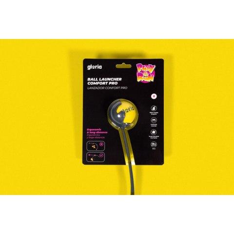 Wyrzutnia Piłek dla Psa Gloria Żółty polipropylen TPR S