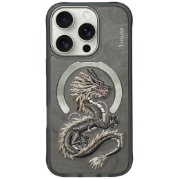 Etui Nimmy Dragon MagSafe do iPhone 16 Pro szary