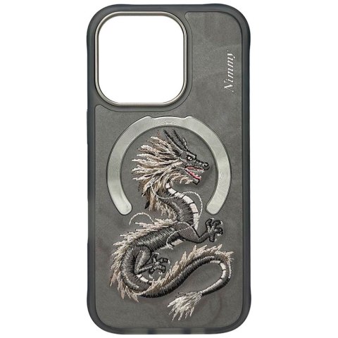 Etui Nimmy Dragon MagSafe do iPhone 16 Pro szary