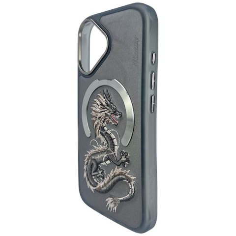Etui Nimmy Dragon MagSafe do iPhone 16 szary