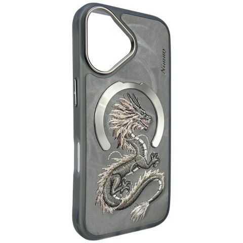 Etui Nimmy Dragon MagSafe do iPhone 16 szary