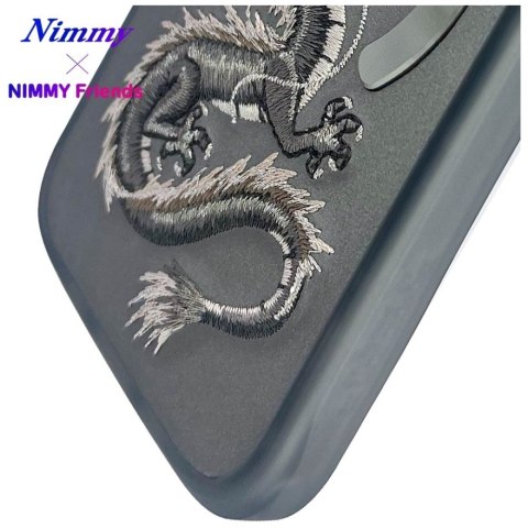 Etui Nimmy Dragon MagSafe do iPhone 16 szary