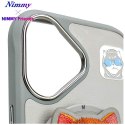 Etui Nimmy Glasses Cool Cat MagSafe do iPhone 16 szary