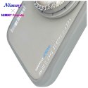 Etui Nimmy Glasses Cool Cat MagSafe do iPhone 16 szary